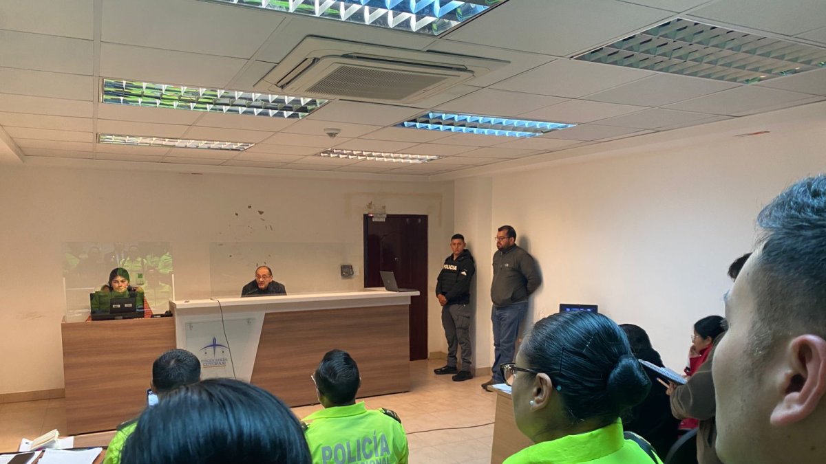 La audiencia se suspendió hasta que se emita un informe por parte del médico y psicólogo del Consejo de la Judicatura.