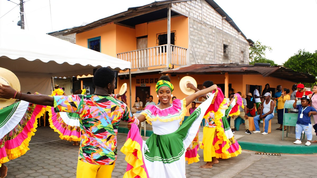 Tradición. El baile de marimba es uno de los actos más representativos.