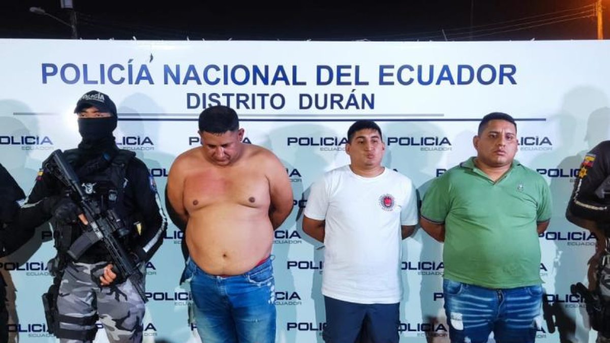 Tres sujetos fueron detenidos por la Policía Nacional en el operativo de rescate de las personas secuestradas en Guayaquil y llevadas a Durán.