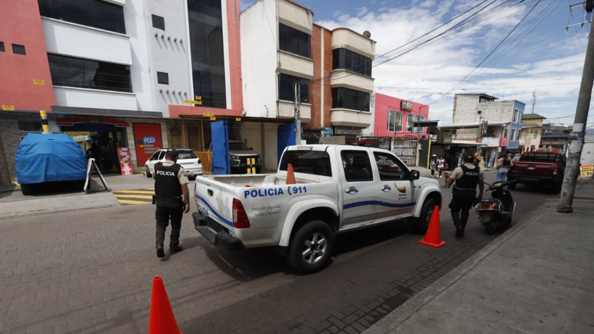 Tras el ataque, los uniformados realizaron varios patrullajes por la parroquia de El Quinche.