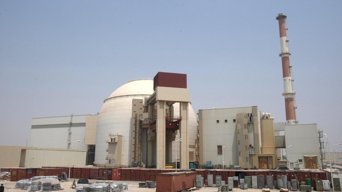 Vista general de la central nuclear de Bushehr (Irán).