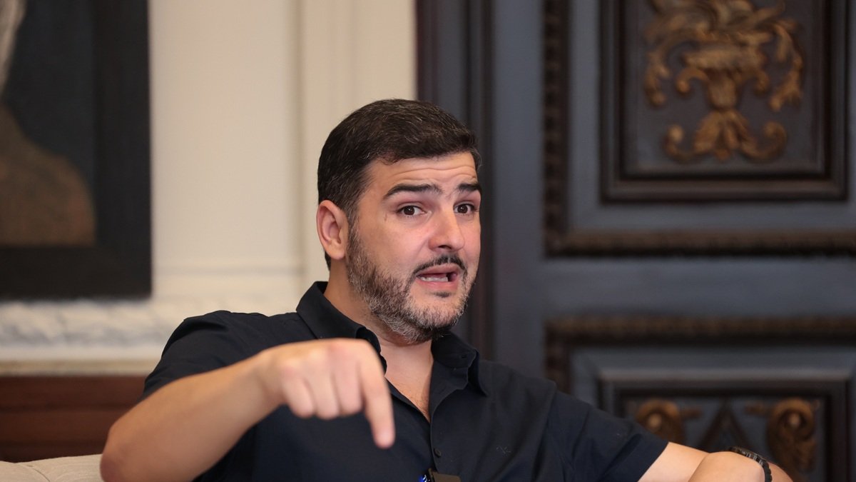 El alcalde de Guayaquil, Aquiles Álvarez.