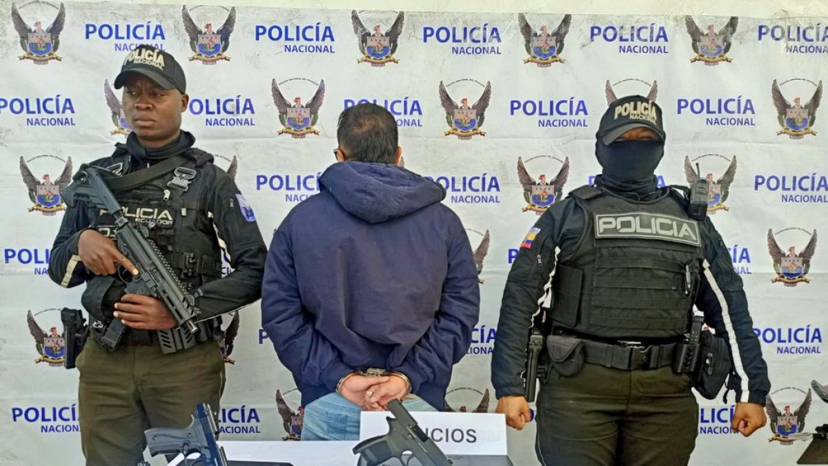 El detenido es de nacionalidad ecuatoriana y no tiene antecedentes penales.