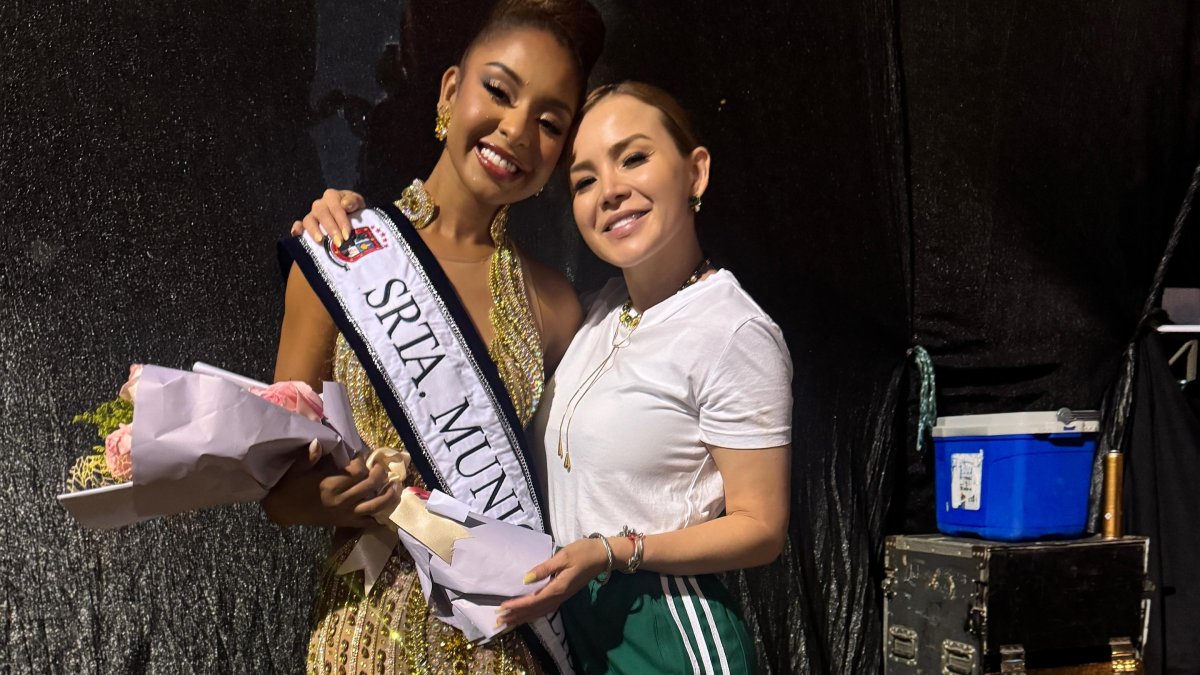 Silvana Torres con su hermana Cinthya.