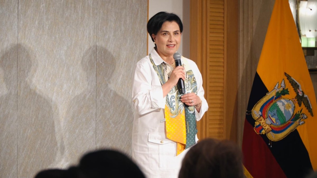 La canciller Gabriela Sommerfeld  adelantó la visita de una delegación japonesa al Ecuador.