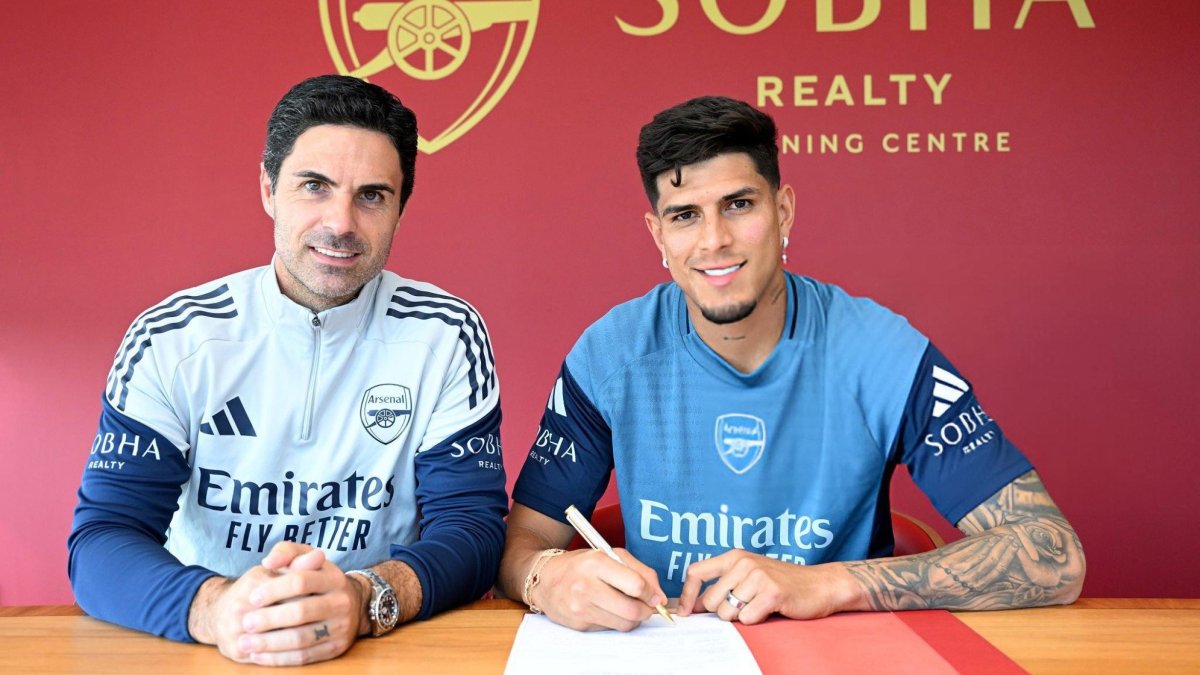 Piero Hincapié, defensor del Arsenal inglés.