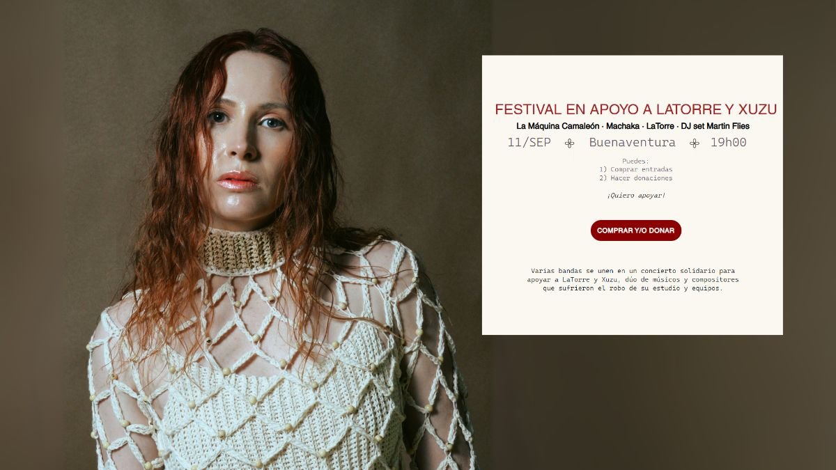 Cantante LaTorre y la invitación al festival benéfico.