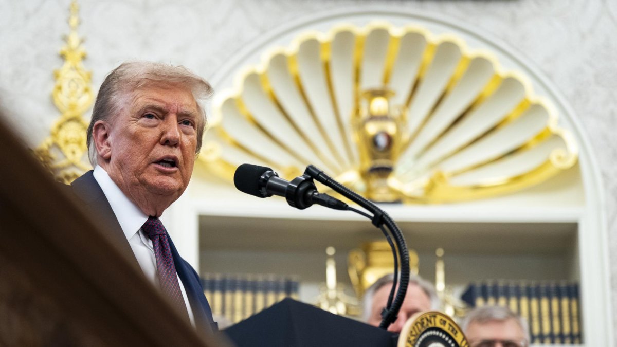 El presidente de Estados Unidos, Donald Trump.