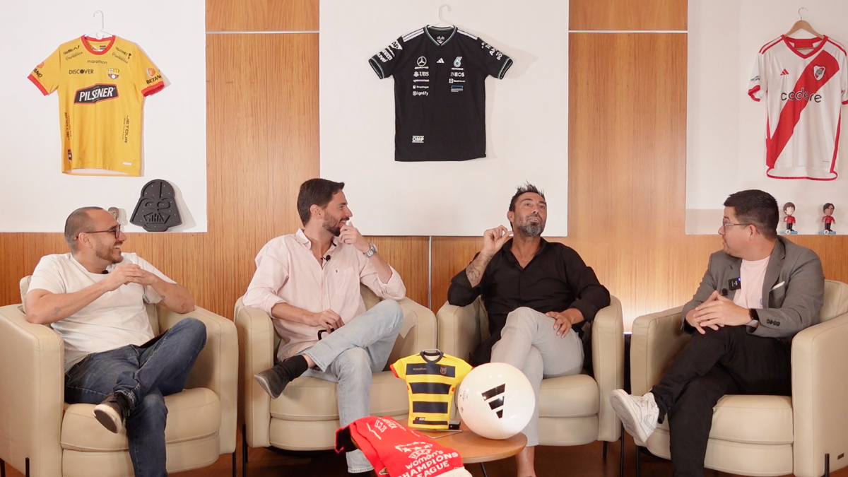 (De izq. a der.) Sttefano Dueñas, José Carlos Crespo, Esteban Dreer y Daniel Navas conforman el panel de El Jueguito.