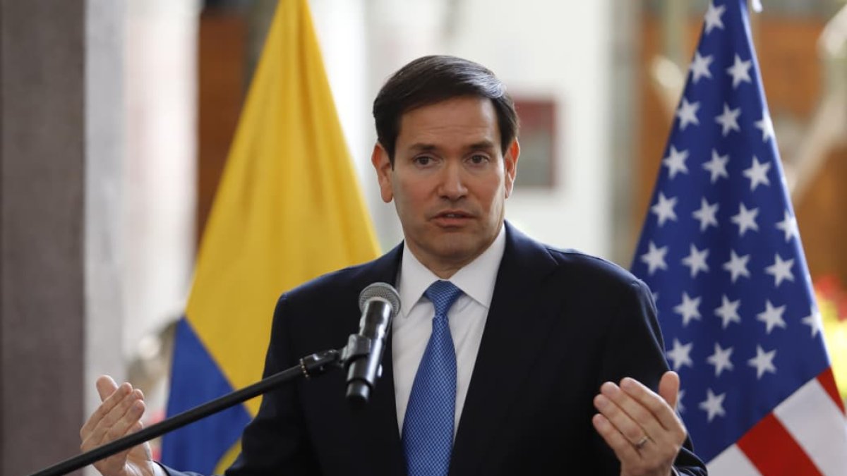 El secretario Marco Rubio participó en una rueda de prensa conjunta con la canciller Gabriela Sommerfeld.