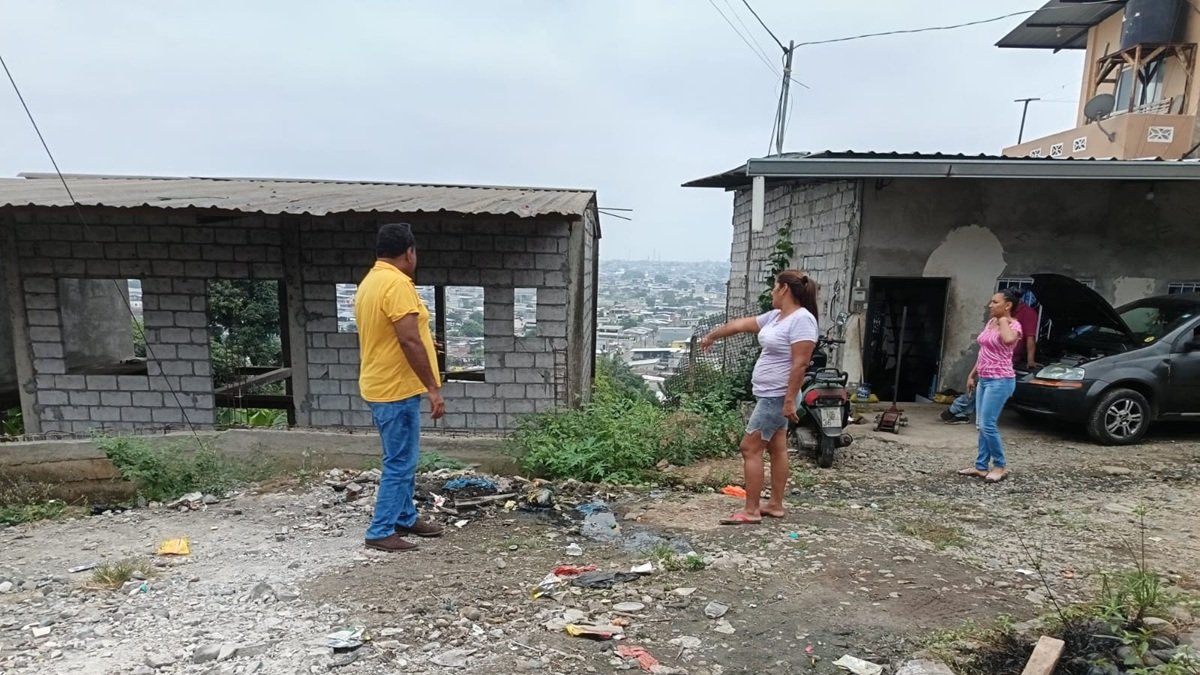 Los habitantes de este sector claman por obras al Municipio.