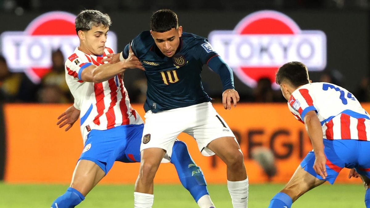 El partido Paraguay vs Ecuador culminó sin goles