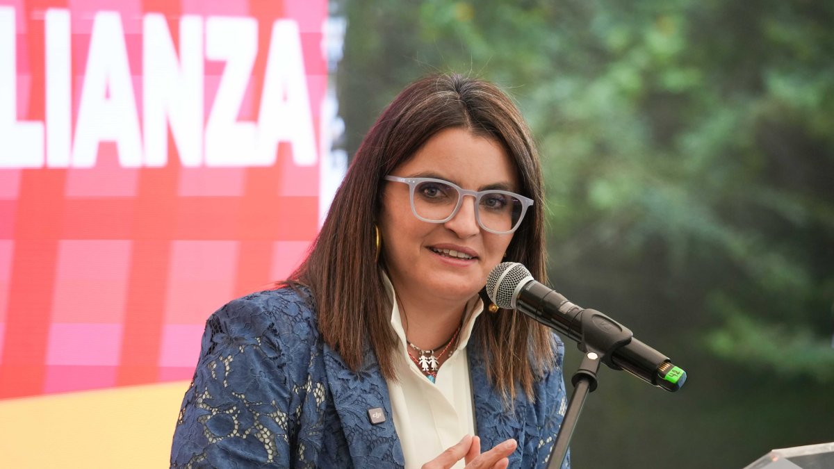 La vicepresidenta ecuatoriana María José Pinto.