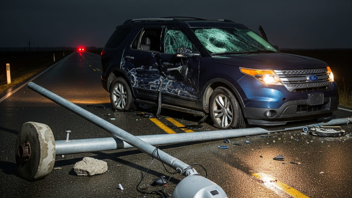 IMAGEN REFERENCIAL GENERADA CON GEMINI.Policía investiga accidente de tránsito en Samborondón relacionado con figura pública