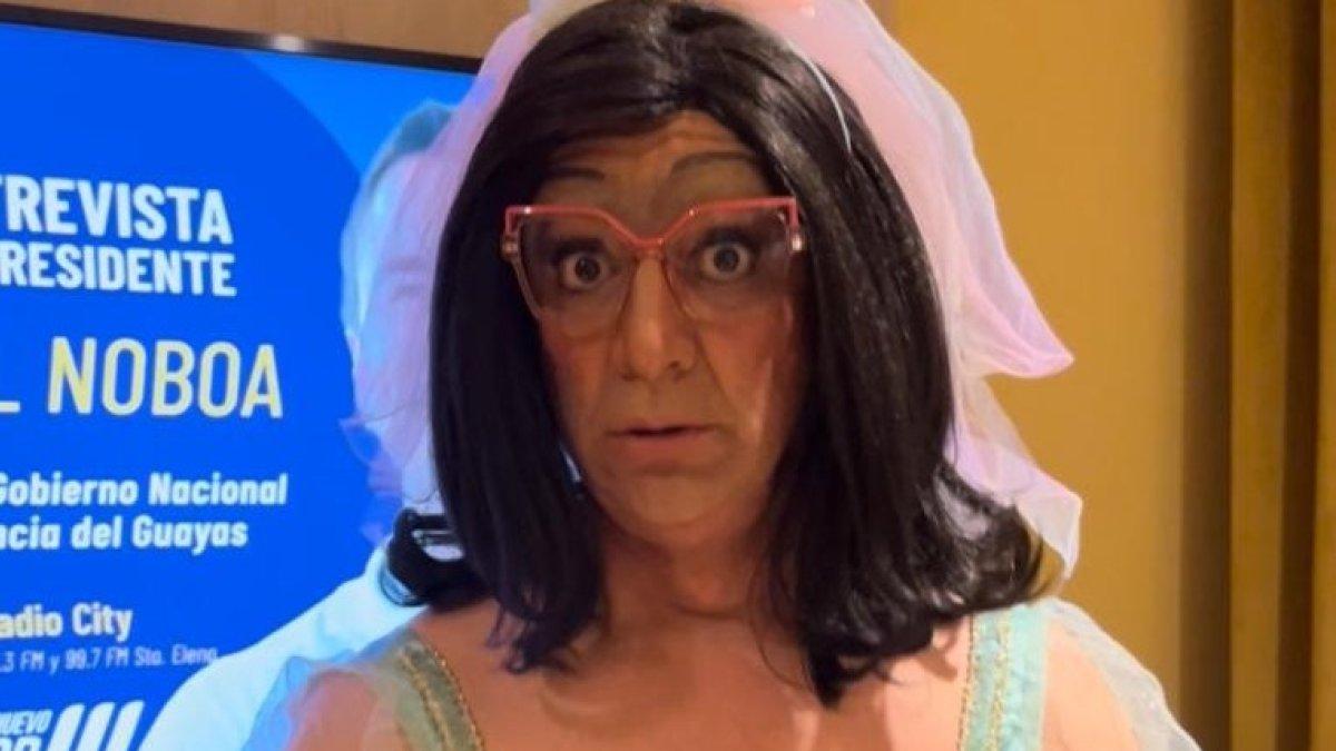 Fernando Villarroel caracteriza a la Prefecta Maravilla.