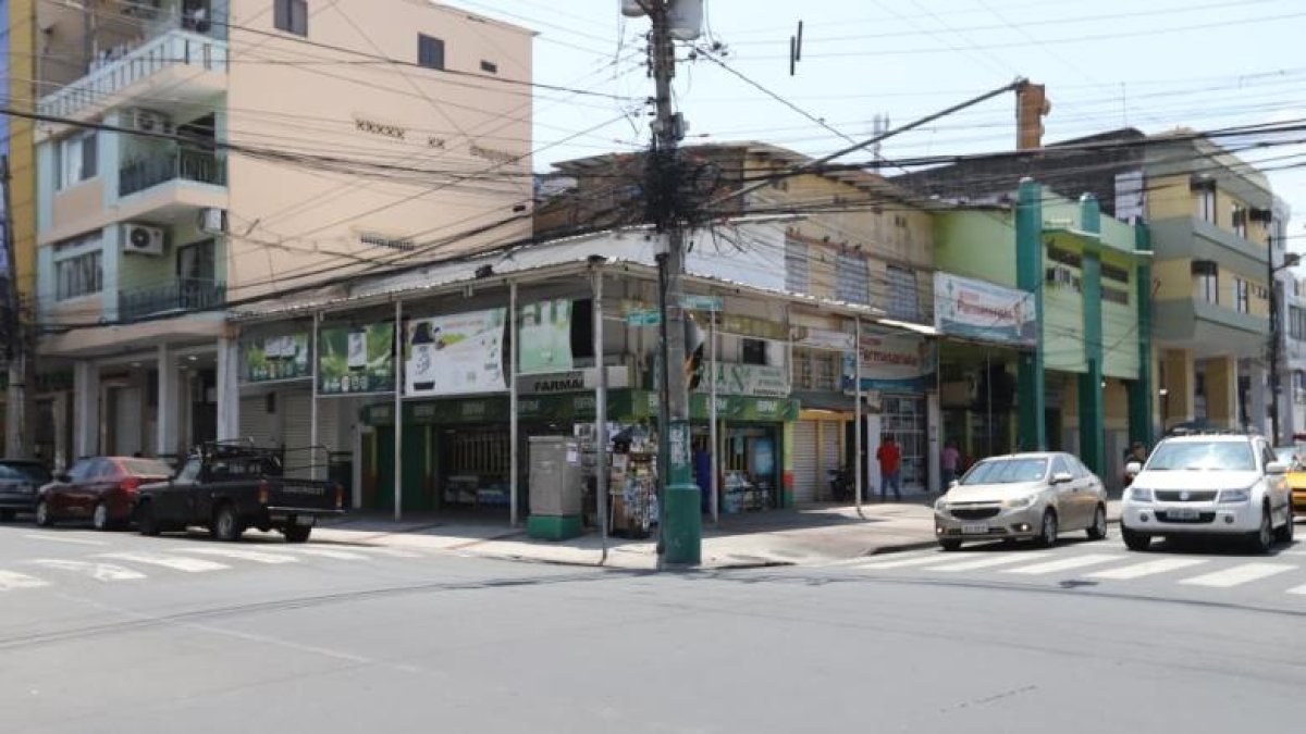 En este sector del centro de Guayaquil ocurrió el ataque armado.