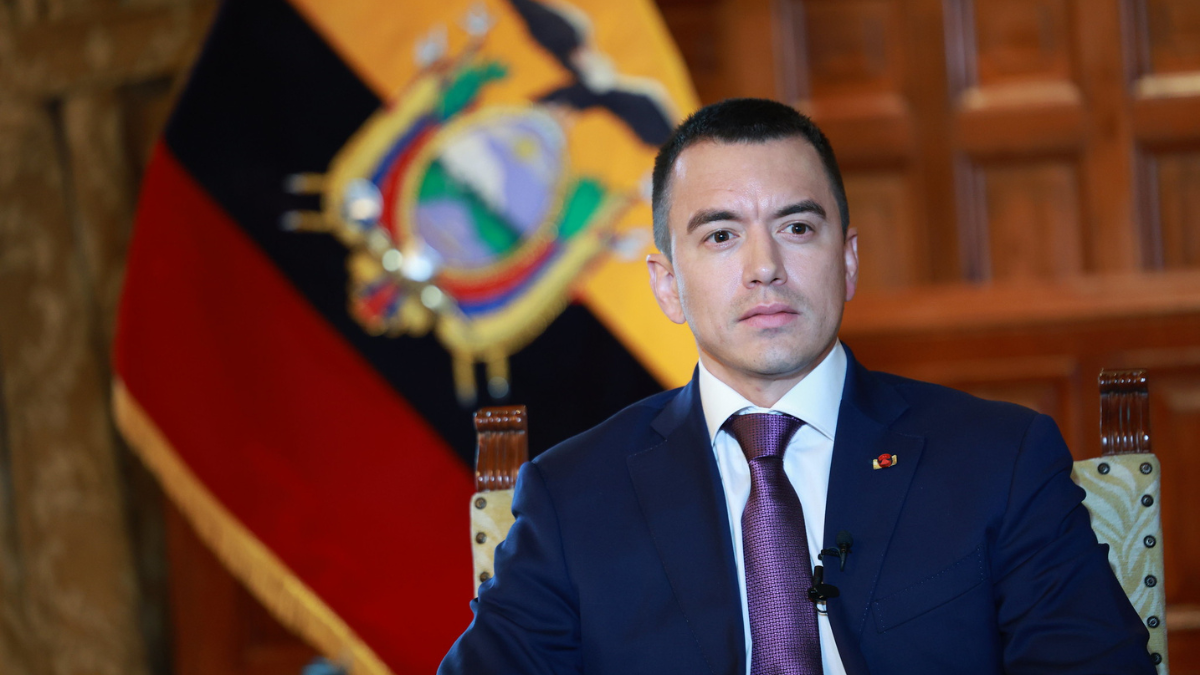 Daniel Noboa convocó a una marcha el 11 de septiembre.