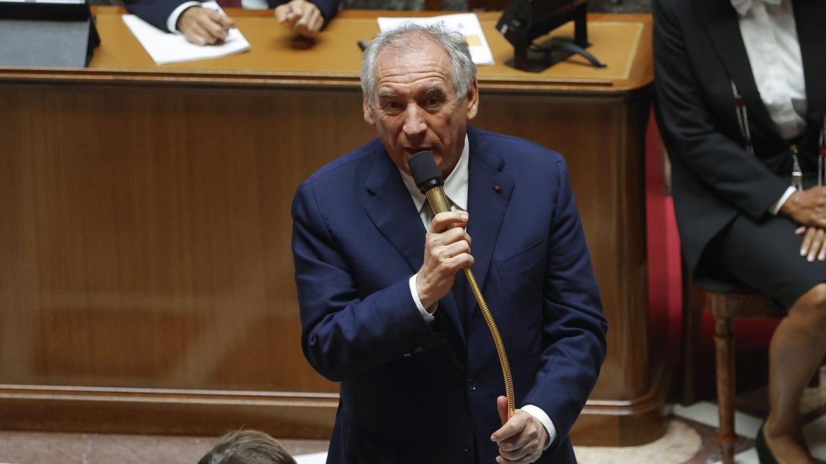 Francois Bayrou,en la Asamblea Nacional francesa en París, Francia, el 8 de septiembre de 2025.