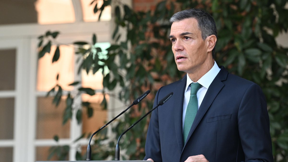 El presidente del Gobierno español, Pedro Sánchez.