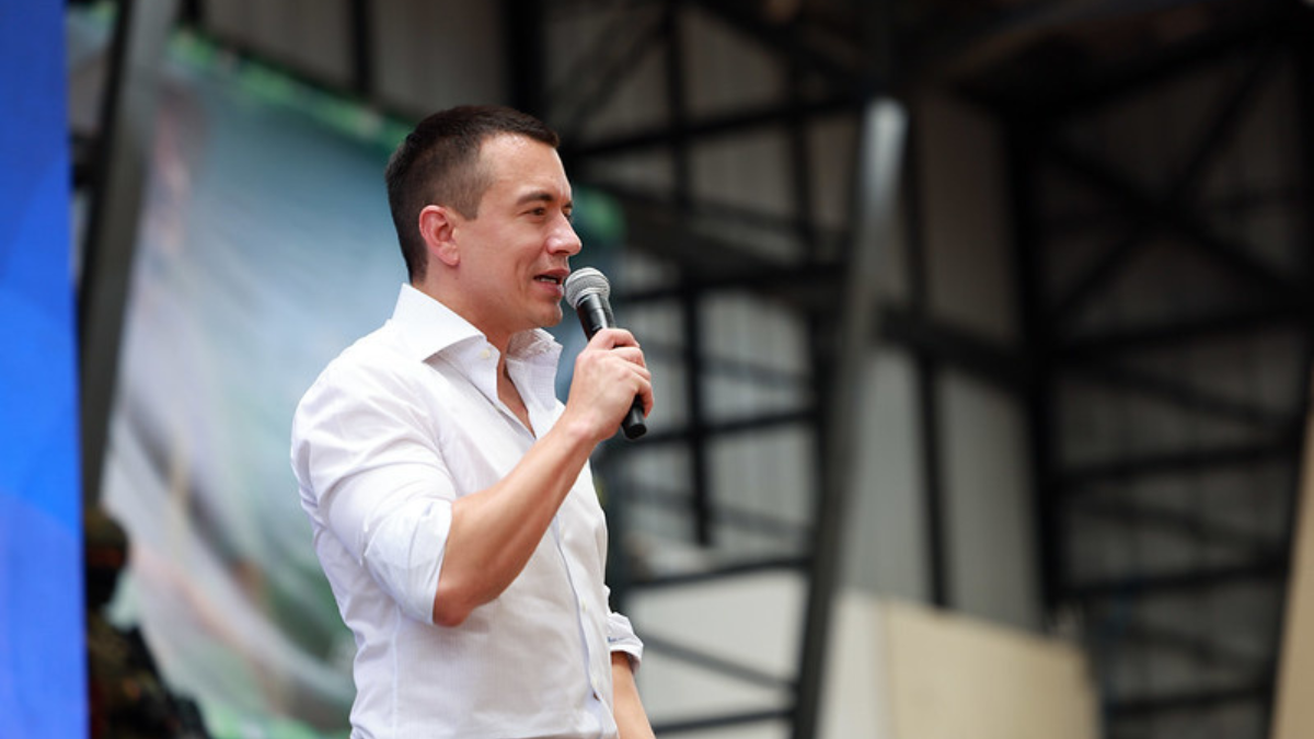 Daniel Noboa en una foto de archivo.