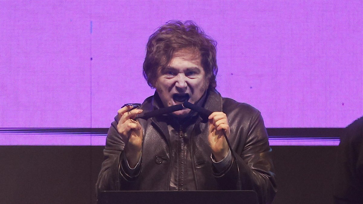 Fotografía del presidente de Argentina, Javier Milei.