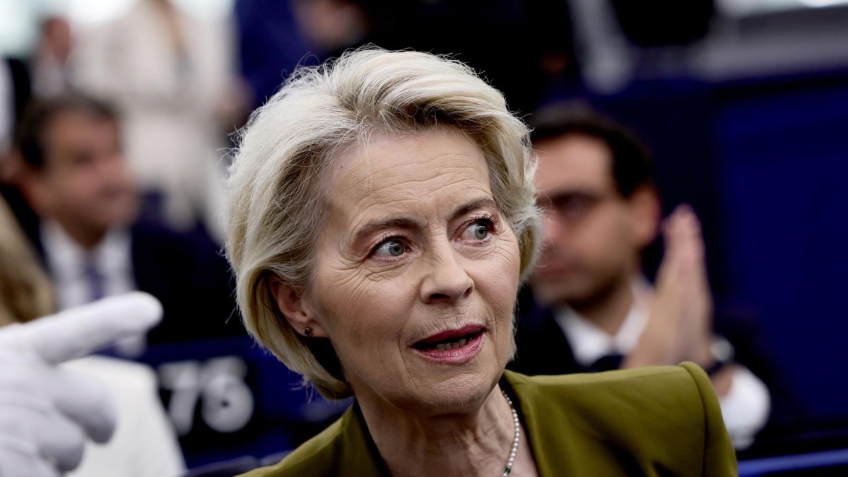 La presidenta de la CE, Ursula von der Leyen.