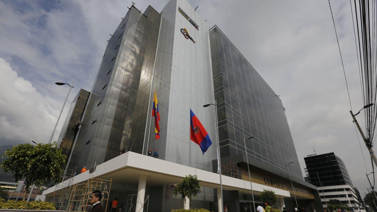Fachada del edificio del Consejo de la Judicatura, en Quito.