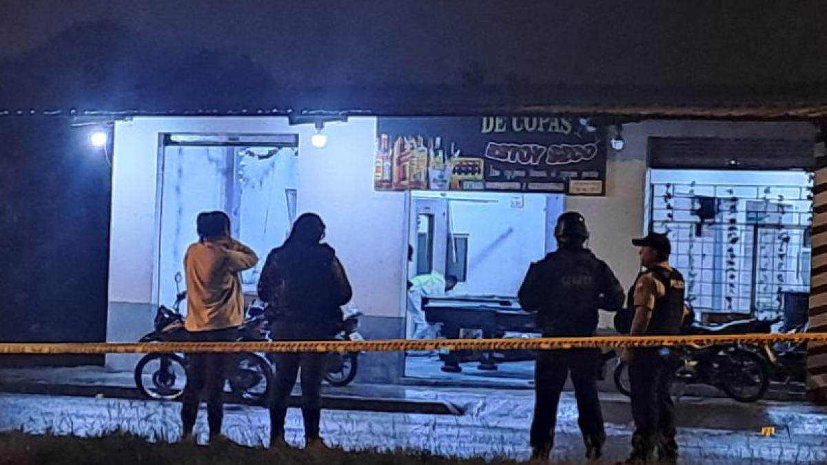 El asesinato ocurrió en un billar de Santo Domingo.