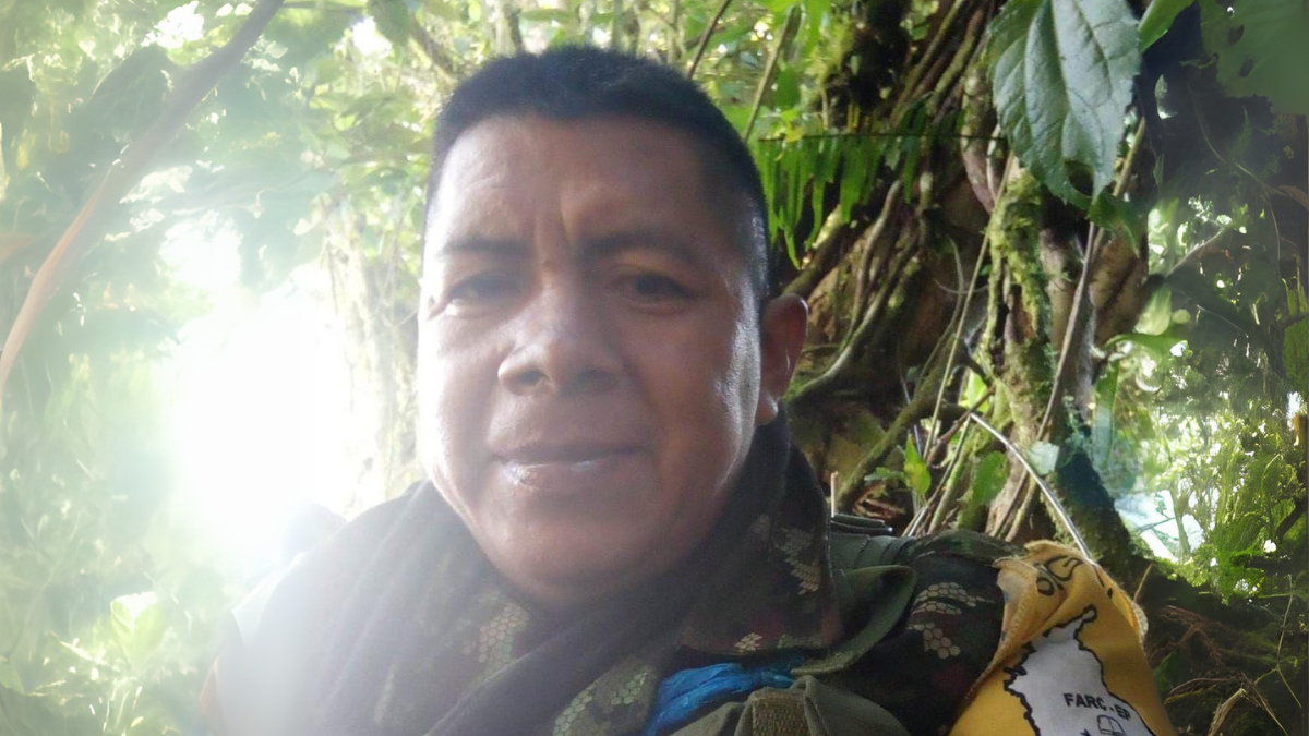 Alias El Indio, cabelluda de Frente Iván Ríos, disidente de las FARC.