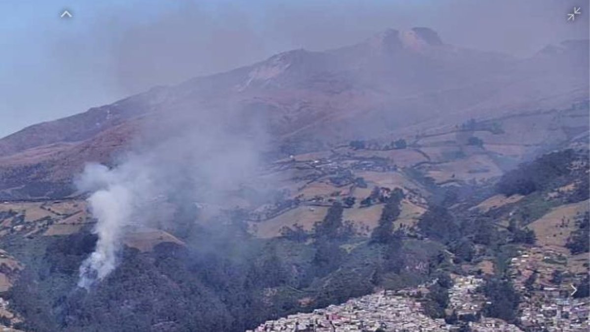 Una quema de desechos originó el incendio forestal en la zona de protección de San Juan.