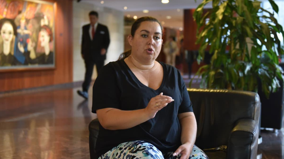 Daria Herasymchuk, comisionada del Presidente de Ucrania para los Derechos del Niño y la Rehabilitación Infantil.