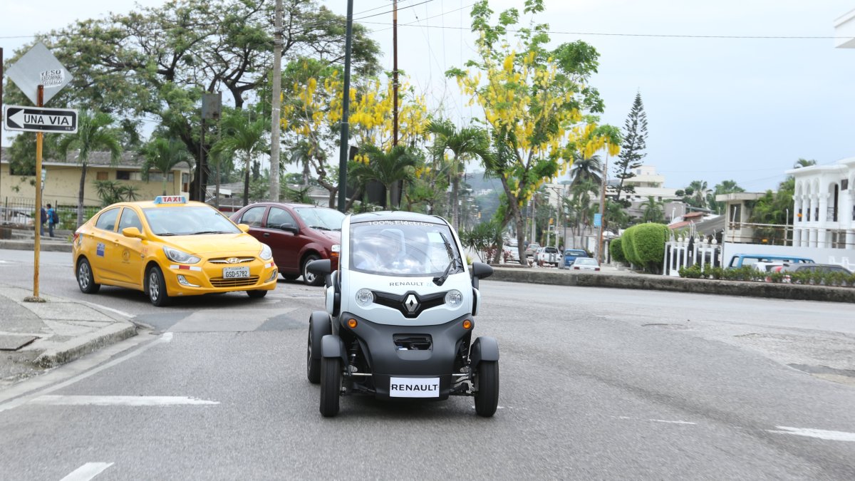 Un carro eléctrico de una de las fábricas de Europa.