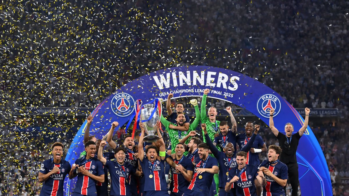 PSG es el actual campeón de la Champions League.