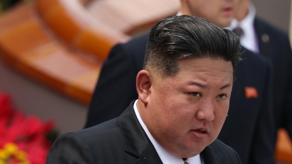 Foto del líder norcoreano, Kim Jong-un.