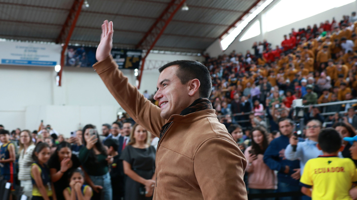 El presidente Daniel Noboa trasladó temporalmente la sede del Ejecutivo a Latacunga.