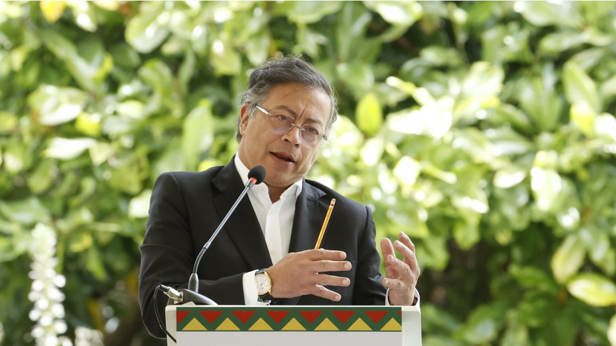 El presidente de Colombia, Gustavo Petro.