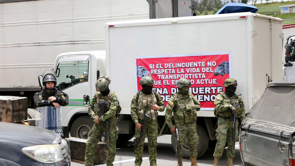 El presidente Daniel Noboa anunció un nuevo estado de excepción por las movilizaciones en diversas porvincias.
