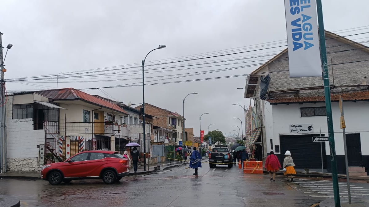 La marcha por el agua contará con un fuerte contingente de seguridad por parte de diferentes instituciones locales.