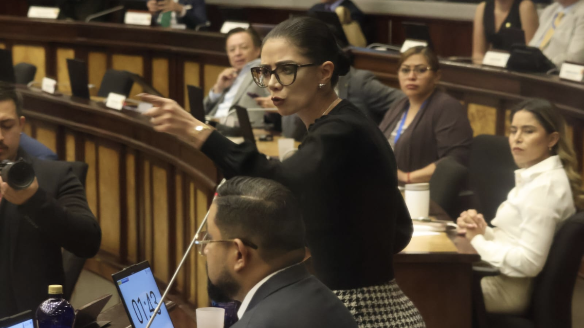 La asambleísta Jhajaira Urresta llegó a la Asamblea con el correísmo, pero luego se declaró independiente.