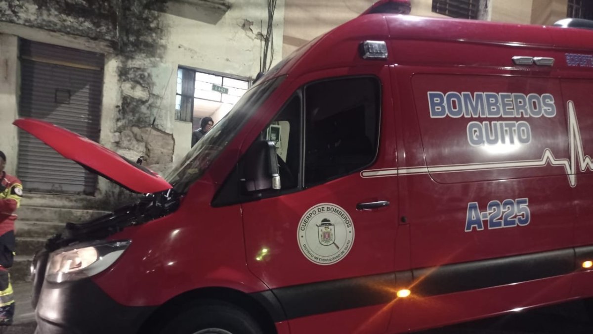 La ambulancia quedó totalmente operativa tras el robo.