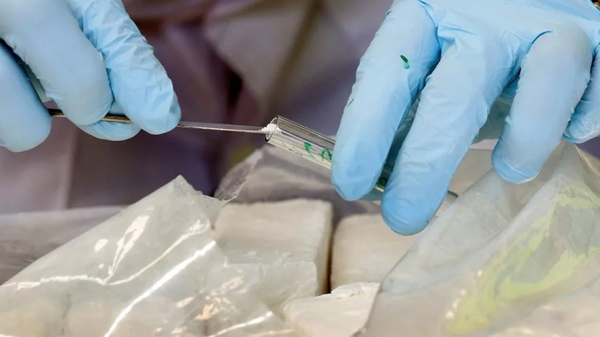 Imagen de archivo de otra incautación de droga.