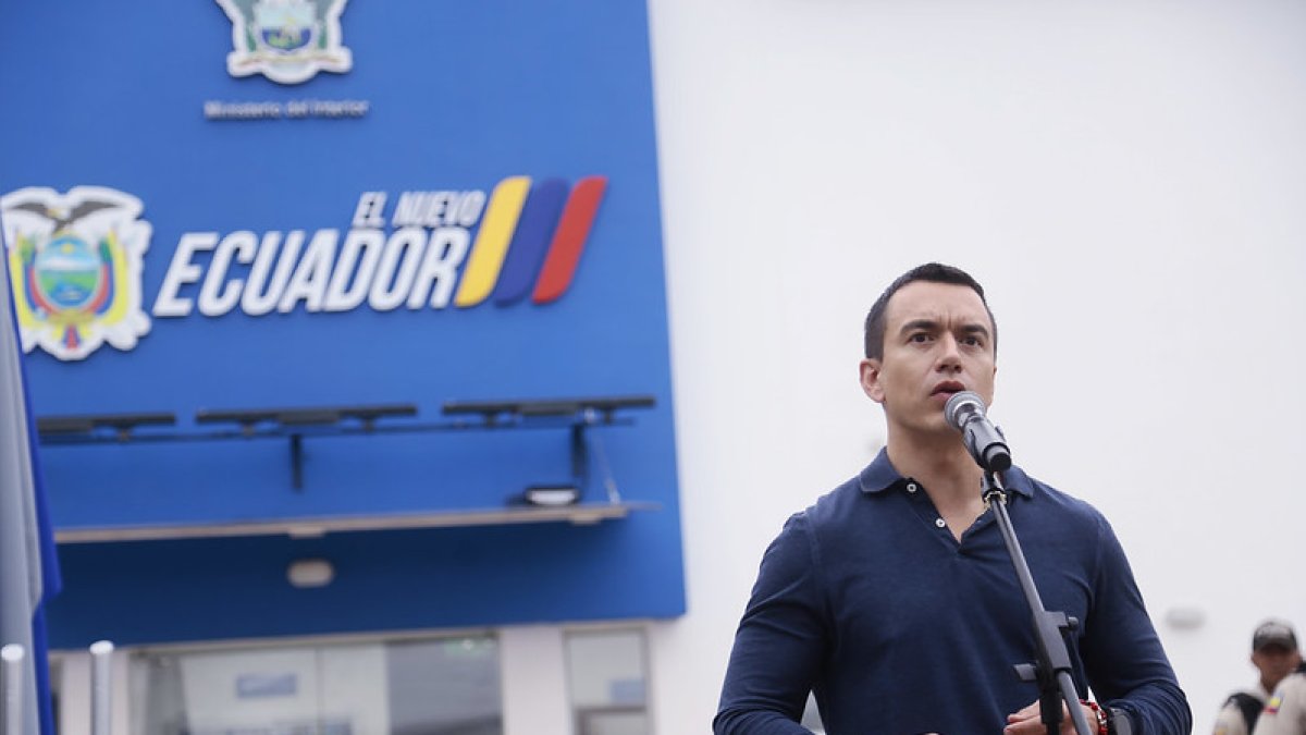 El presidente Daniel Noboa convocó a consulta para una Asamblea Constituyente y la mandó al CNE.