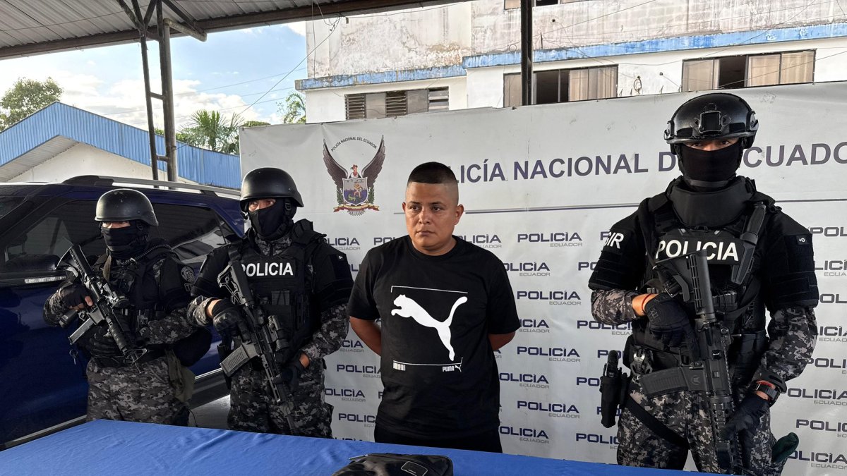 Alias Topo, miembro de Los Choneros, fue detenido mientras lideraba operaciones delictivas en Manta