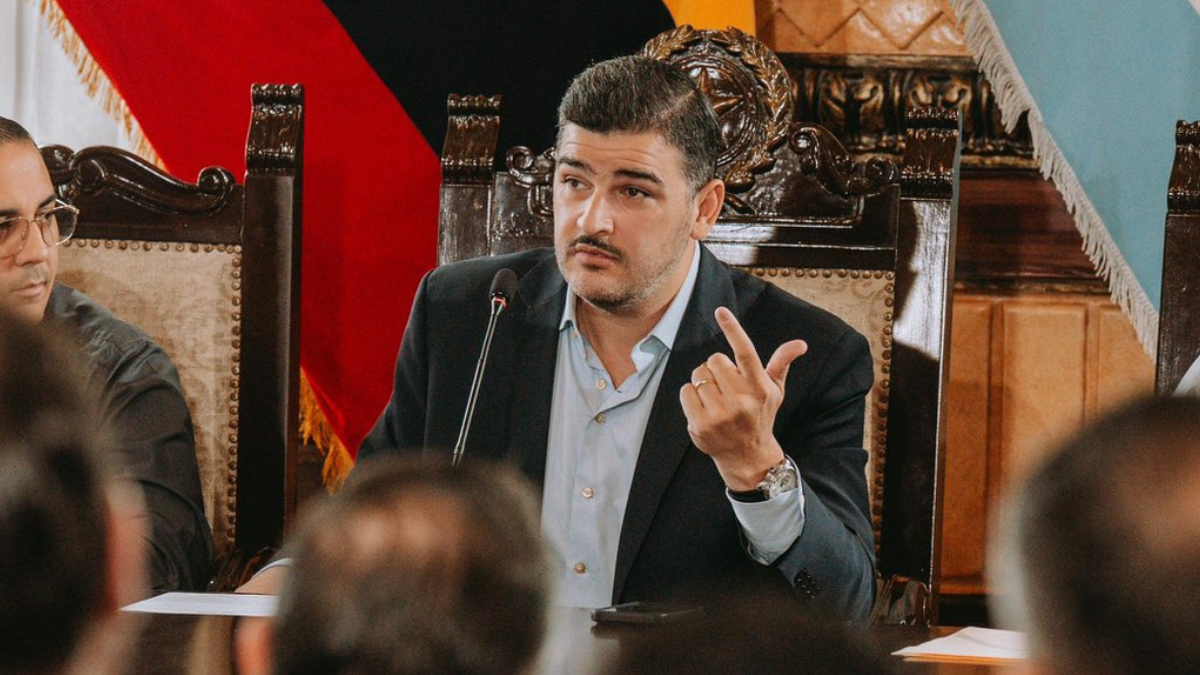 Aquiles Álvarez, alcalde de Guayaquil.