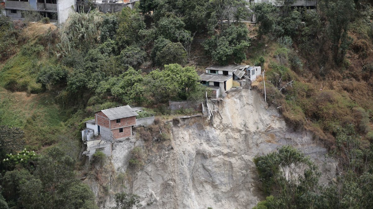 En El Cebollar hay 135 edificaciones. 38 tienen una mayor exposición a movimientos en masa y ocho están riesgo muy alto.