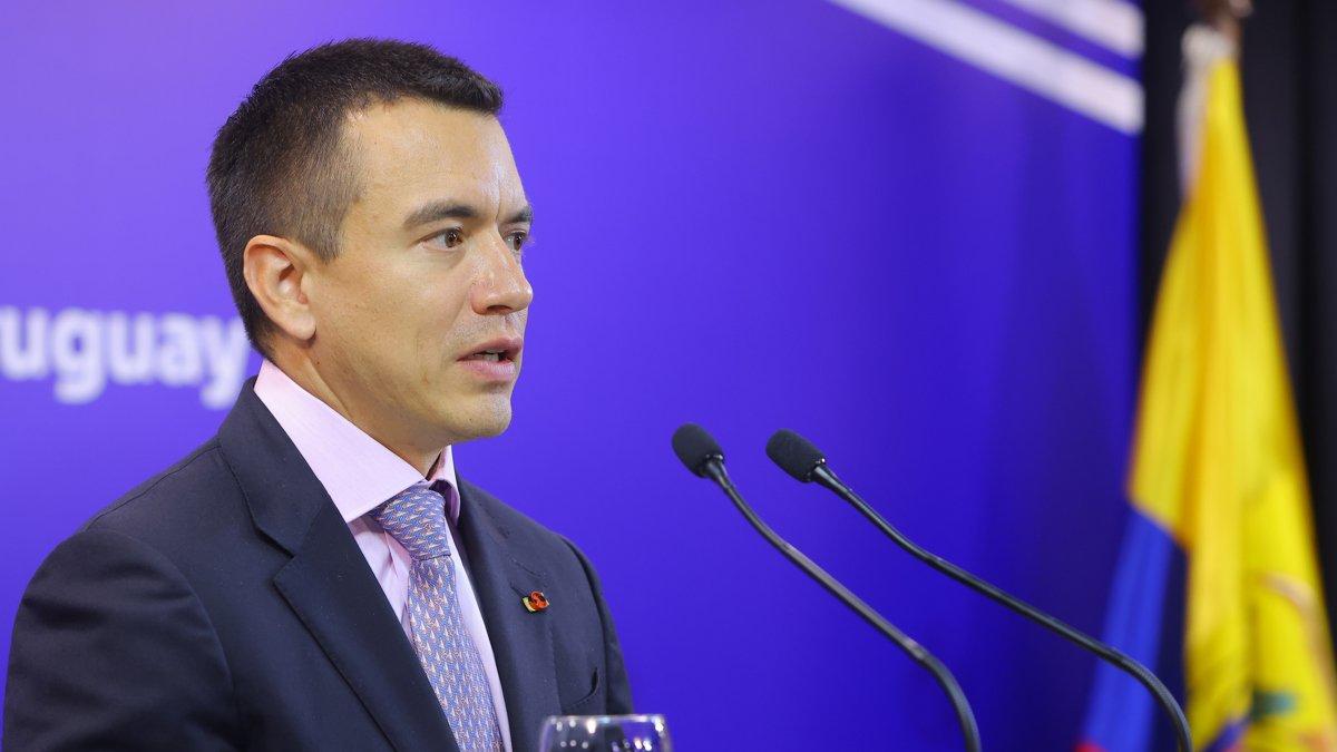 El presidente de Ecuador, Daniel Noboa, en una fotografía de archivo.