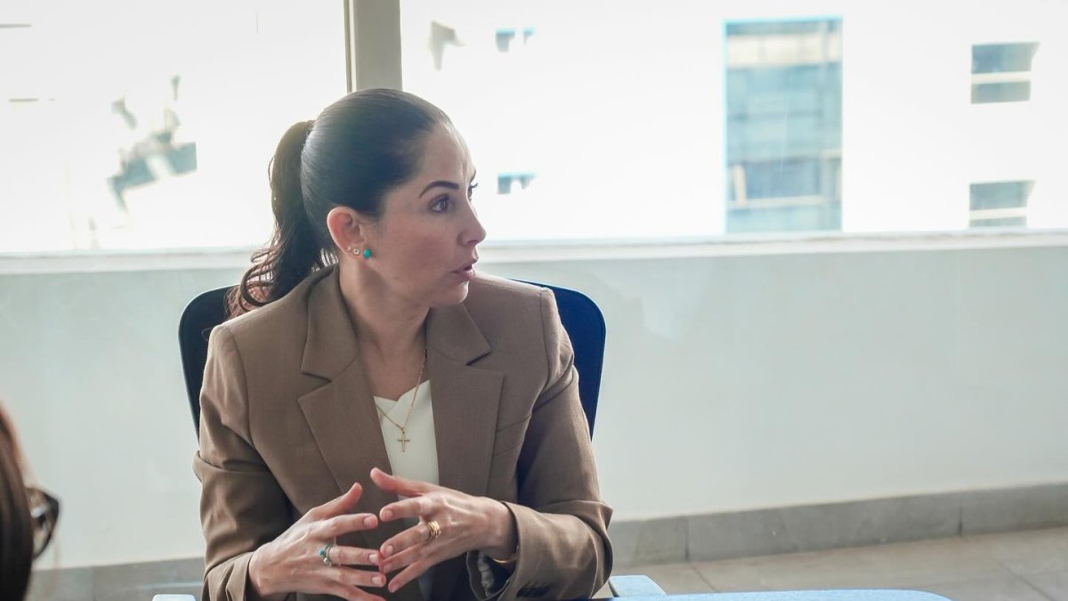 La actual presidenta de Revolución Ciudadana Luisa González, habló de la próxima convención nacional