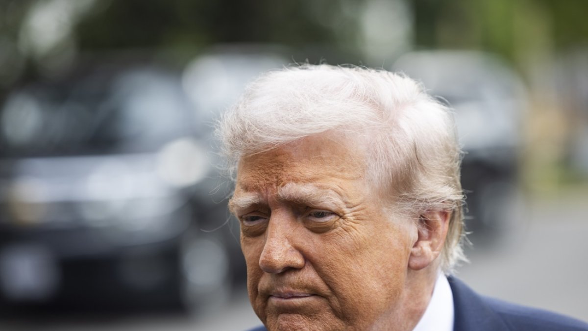 El presidente de EE.UU., Donald Trump habla en Washington, DC, EEUU.