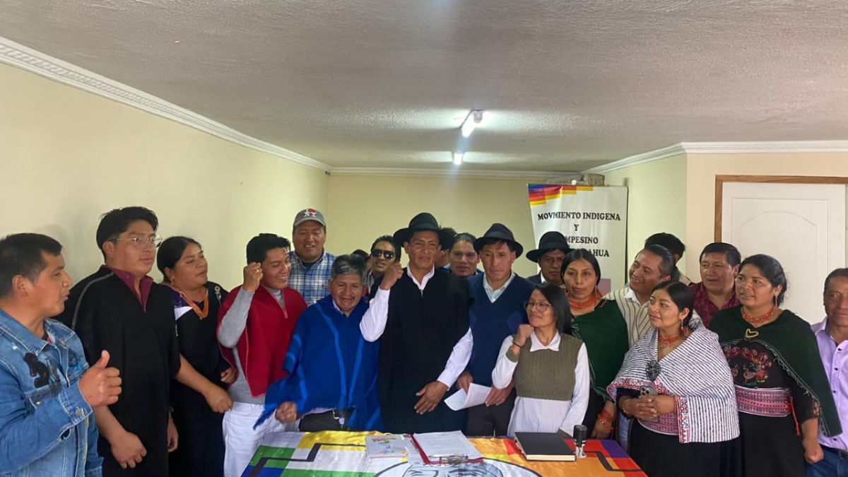 Dirigentes del Movimiento Indígena de Tungurahua anunciaron un plazo de 48 horas al Gobierno de Daniel Noboa.