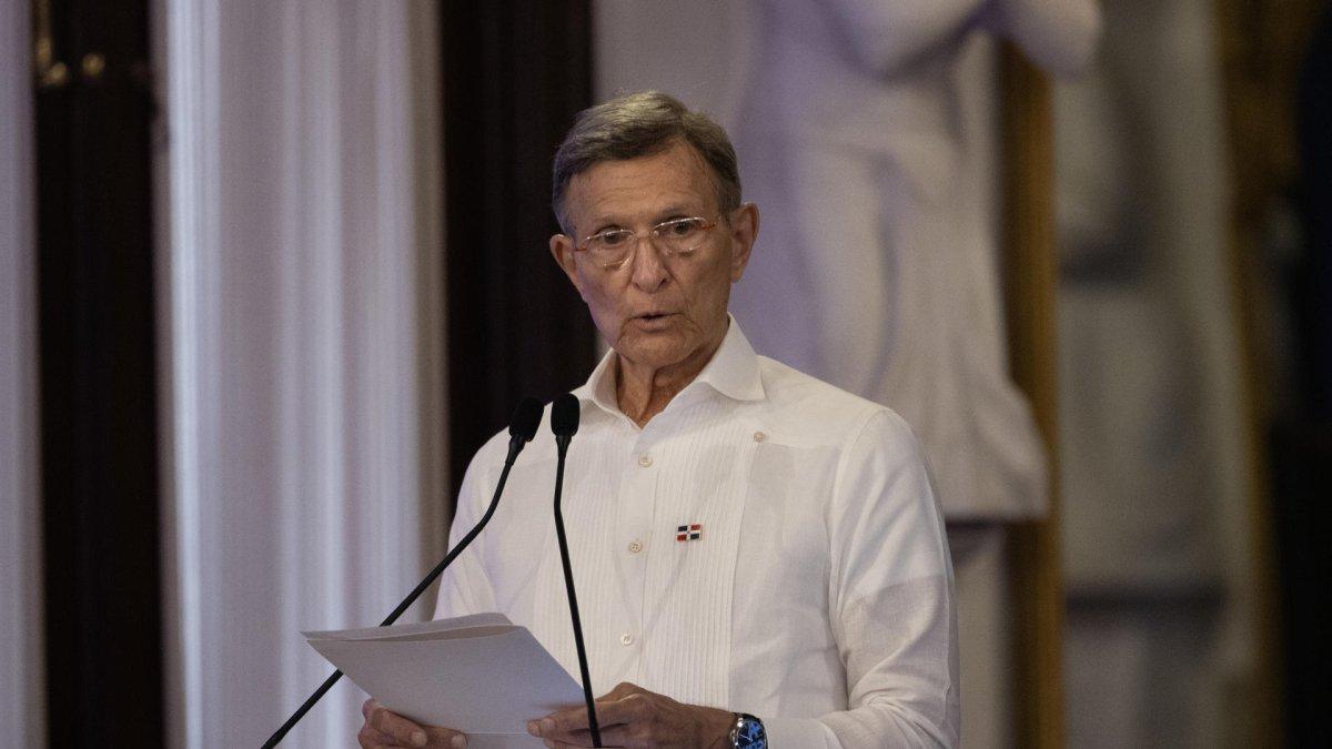 El canciller dominicano, Roberto Álvarez.